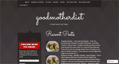 Desktop Screenshot of goodmotherdiet.com